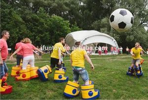<span class=keywords><strong>Juego</strong></span> de Team Building al Aire Libre, Zapatos Deportivos Inflables Divertidos / Zapatos de Fútbol Inflables / Zapatos de Velocidad de Fútbol Inflables - Product Image 4