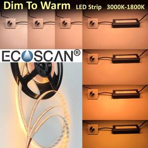 192LED SMD2216 luci di striscia LED da Dim a Warm 24V 3000K-1800K - Product Image 2