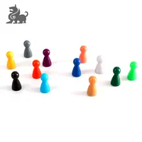 Aangepaste Kleur Plastic Pion Schaakstukken Voor Board Game
