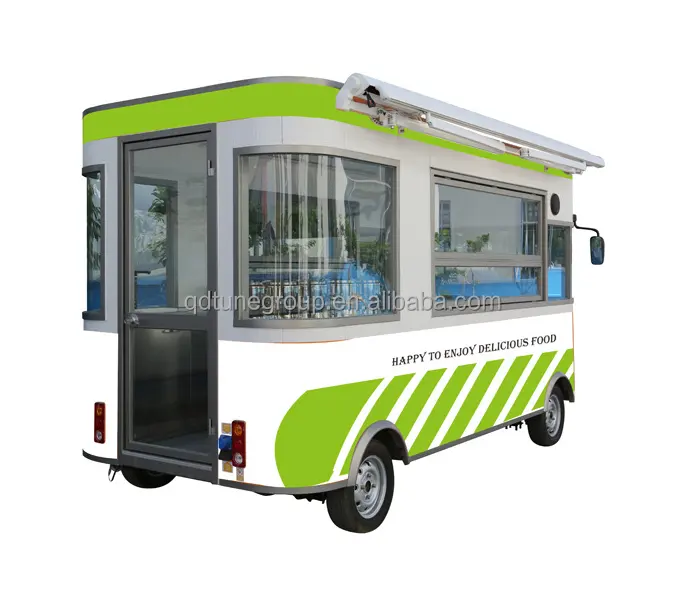 Mobile snack bread food truck electric cart ice cream food trailer with battery