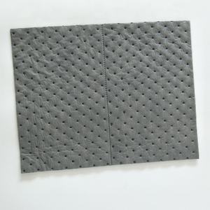 Coussinets absorbants d'eau jetables universels gris perforés de haute qualité pour déversements d'huile - Product Image 3