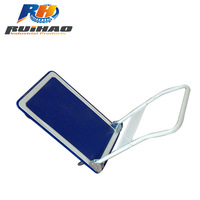 Carro plegable de construcción, carro de plataforma de 4 ruedas, carro de almacén