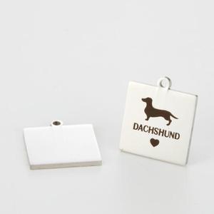 पशु Dachshund जर्मन शेफर्ड गोल्डन कुत्ता स्टेनलेस स्टील पालतू कुत्ता कुत्ता चाबी का गुच्छा उपहार - Product Image 2