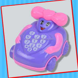 Cina prodotti di plastica divertente giocattolo della caramella produttore 2021 buona vendita di trasporto libero ha condotto la luce auto con la musica del fumetto auto giocattolo della caramella - Product Image 4