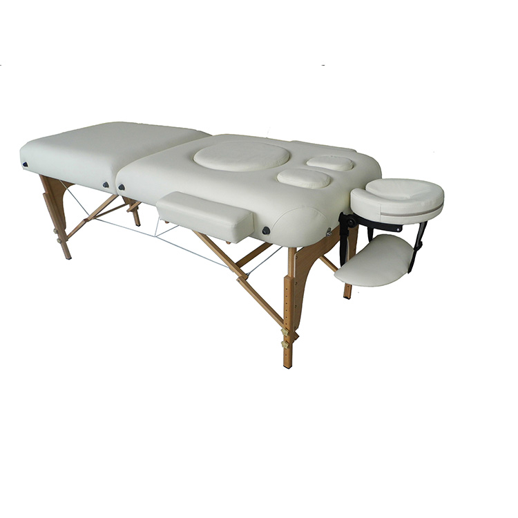 mesa de masaje portátil para embarazadas elegante y reconfortante