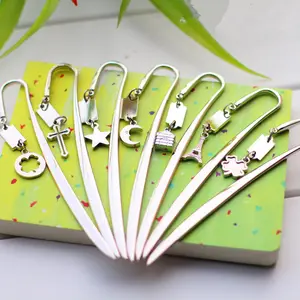 custom logo metal bookmarks word stamped blank metal bookmarks for books