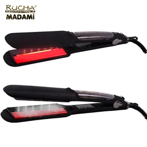 Planchas para el de cabello ein dampf plancha profesional 450 f steam pod flacheisen infrarot dampf pad Dampf haar glätter