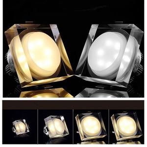 <span class=keywords><strong>Led</strong></span> Downlight Vuông 1 Wát 3 Wát 5 Wát 7 Wát <span class=keywords><strong>LED</strong></span> Trần Âm Tường Ánh Sáng AC85-265V Nội Các Tường Spot Xuống Ánh Sáng Pha Lê Đèn Trần - Product Image 3