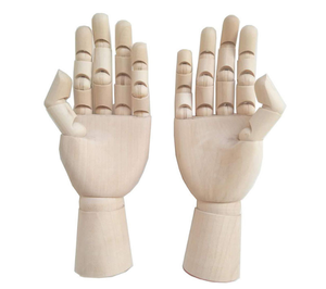 Manichino per Disegno Artistico in Legno di Varie Dimensioni, 8, 10, 12 Pollici, Mano Articolata per Artisti - Product Image 2