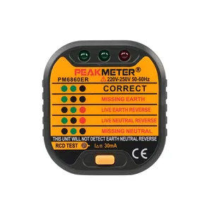 PM 6860ER ab standart soket test cihazı GFCI 230V