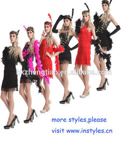 L'assurance commerce $ dames FRINGE aileron déguisements adultes <span class=keywords><strong>CHARLESTON</strong></span> COSTUME GATSBY 1920'S 1930'S - Product Image 1