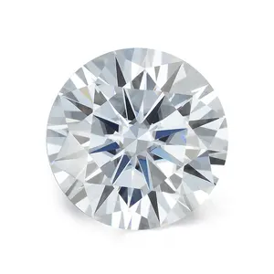 Ef (화이트) 색상 6.5mm 라운드 컷 Moissanite 느슨한 다이아몬드 가격 캐럿 Moissanite 다이아몬드