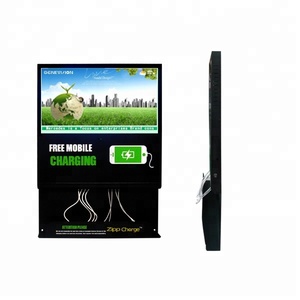 21,5-Zoll-iPh-One-Ladestation für Mobiltelefone, Android-Werbedisplay, WLAN, kommerzielles Display, FHD 1080p LCD-Bildschirm, Digital Signage - Product Image 2