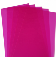 Feuille de gaufrage en plastique PP clair, rigide et personnalisable, 0.4mm, 1 pièce