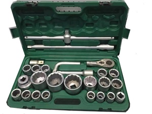 26 Pieces 1 Inch 3/4 Inch Dr Electrophoresis <strong>Heavy</strong> <strong>Duty</strong> <strong>Socket</strong> Wrench <strong>Set</strong> 26pcs 21-65mm