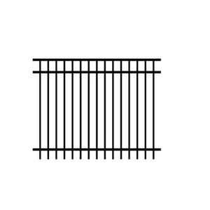 Promosyon kafes ve kapıları emlak dikey çubuk alüminyum çit panelleri dekoratif çit kapısı