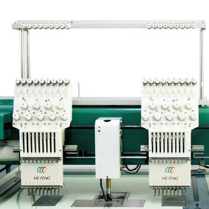 เครื่องปักคอมพิวเตอร์ HEFENG DahaoD19 รุ่นใหม่ 20 หัว 9 เข็ม ความเร็ว 350-1000 รอบต่อนาที ปักได้ 100 ล้านตะเข็บ ปักลายเชนิลล์และลายโซ่แบบผสม - Product Image 1