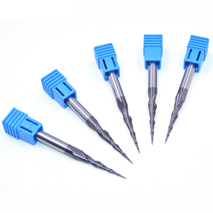 Fresa de Bola Cónica <span class=keywords><strong>JACA</strong></span> R0.1, Diámetro del Vástago 3.175, Cortador para Tallado de Cera - Product Image 5