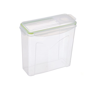 Conteneur à céréales de 3,7 L, idéal pour le stockage des aliments secs, avec couvercle hermétique bleu, lot de 4 pour céréales, collations et sucre - Product Image 6