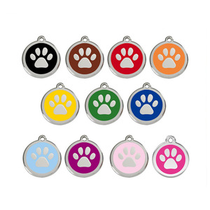 Cheap Customized logo Brass Debossed Bronze Plated Cute <strong>Pet</strong> Dog Security Blank Metal <strong>Name</strong> Etched <strong>Tag</strong> - Product Image 3