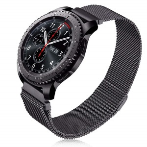 Nueva correa de bucle de 22mm para reloj S3 FrontierClassic, pulsera de repuesto de malla de banda de <span class=keywords><strong>acero</strong></span> inoxidable de 20mm para Gear S2 - Product Image 1