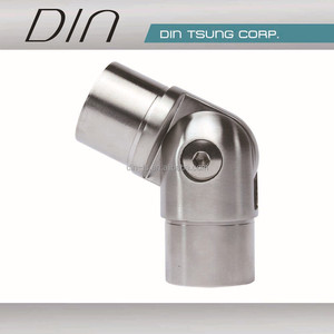 Adjustable Stainless Steel Handrail Elbow Joint for Stair <b>Railings</b> <b>Wall</b> <b>Mounted</b> Modern Design - Product Image 3