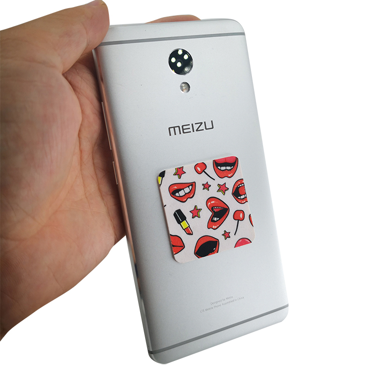 Индивидуальная форма цифровая печать микрофибра липкий очиститель для смартфона