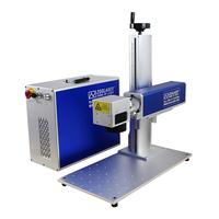 Marqueur laser à fibre séparée sur anneau, 30W, 1 pièce, pour bracelet à surface intérieure, bijoux rotatifs