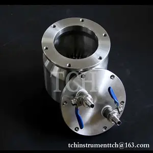 Stainless Steel Vacuum Ball Mill Jar for Inert Gas Grinding in labs