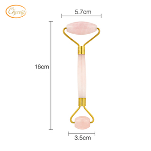 Quartz Rose naturel Massage Facial Cristal Pierre Corps Masseur Jade Rouleau Derma Soin <span class=keywords><strong>IceRoller</strong></span> Élimination Des Rides Outil De Beauté - Product Image 6