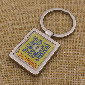 Llavero Promocional Personalizado <span class=keywords><strong>de</strong></span> Metal Cuadrado con Código SA - Product Image 5