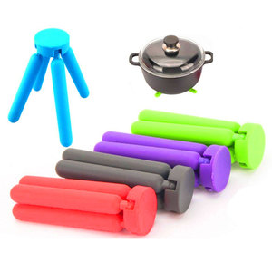 Non-slip In <span class=keywords><strong>Silicone</strong></span> Pieghevole Trivets Pieghevole <span class=keywords><strong>Silicone</strong></span> Ciotola Trivets ,Pot Holder, di Cottura Pad Caldo - Product Image 1