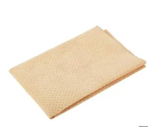 Toalha de lavagem para carro, toalha de tecido não tecido/camois sintético perfurado