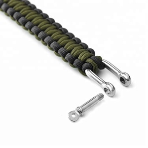 Tapis de Camping Auto-sauvetage Corde de Parachute <span class=keywords><strong>Paracorde</strong></span> <span class=keywords><strong>Bracelet</strong></span> avec Fermoir - Product Image 4