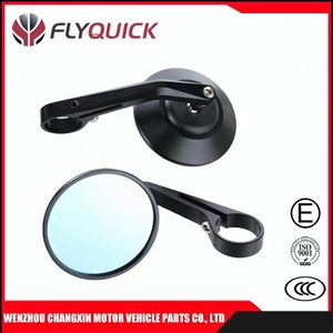 Miroir universel <span class=keywords><strong>de</strong></span> <span class=keywords><strong>guidon</strong></span> <span class=keywords><strong>de</strong></span> moto CNC, 2 pièces, en Aluminium, haute qualité, Micro-barre, universel, - Product Image 4