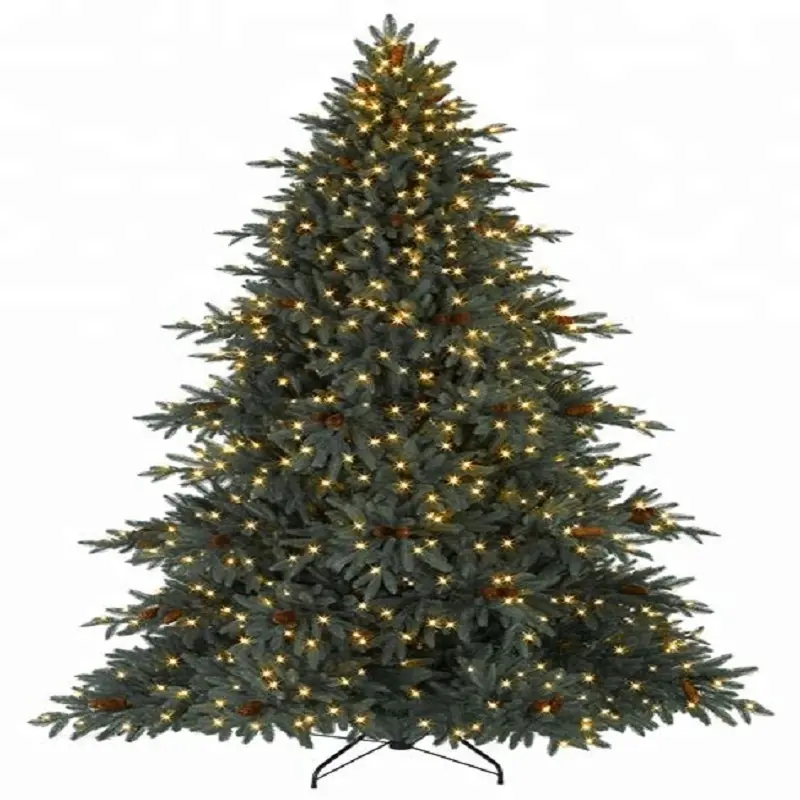 Árbol de Navidad de lujo al aire libre artificial Touch 180cm 500 Cms Pvc 20ft 30ft Proveedor de árboles de Navidad