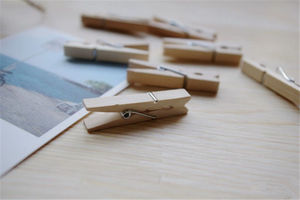 Kẹp Quần Áo Tự Nhiên Mini Tự Làm Kẹp Gỗ Móc Treo Quần Áo Bằng Gỗ Có Kẹp - Product Image 6