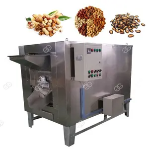 Électrique automatique de Noix de Cajou Torréfacteur D'amande Fève De Cacao D'arachide Maïs Grains Torréfaction Machine Prix