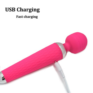 Design attrayant Femmes Chatte Sexe USB Rechargeable AV Baguette Magique Masseur Vibrateur Jouets Adultes de Sexe - Product Image 4