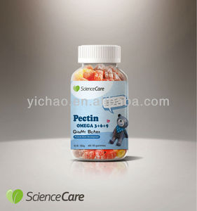 Новый продукт для 2014 <span class=keywords><strong>Omega3</strong></span> + 6 + 9 пектин клейкий медведи конфеты - Product Image 1