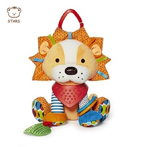 Ramah Lingkungan Fox Plush Mainan Squeaker Crinkle Baby Teether Mainan - Product Image 2