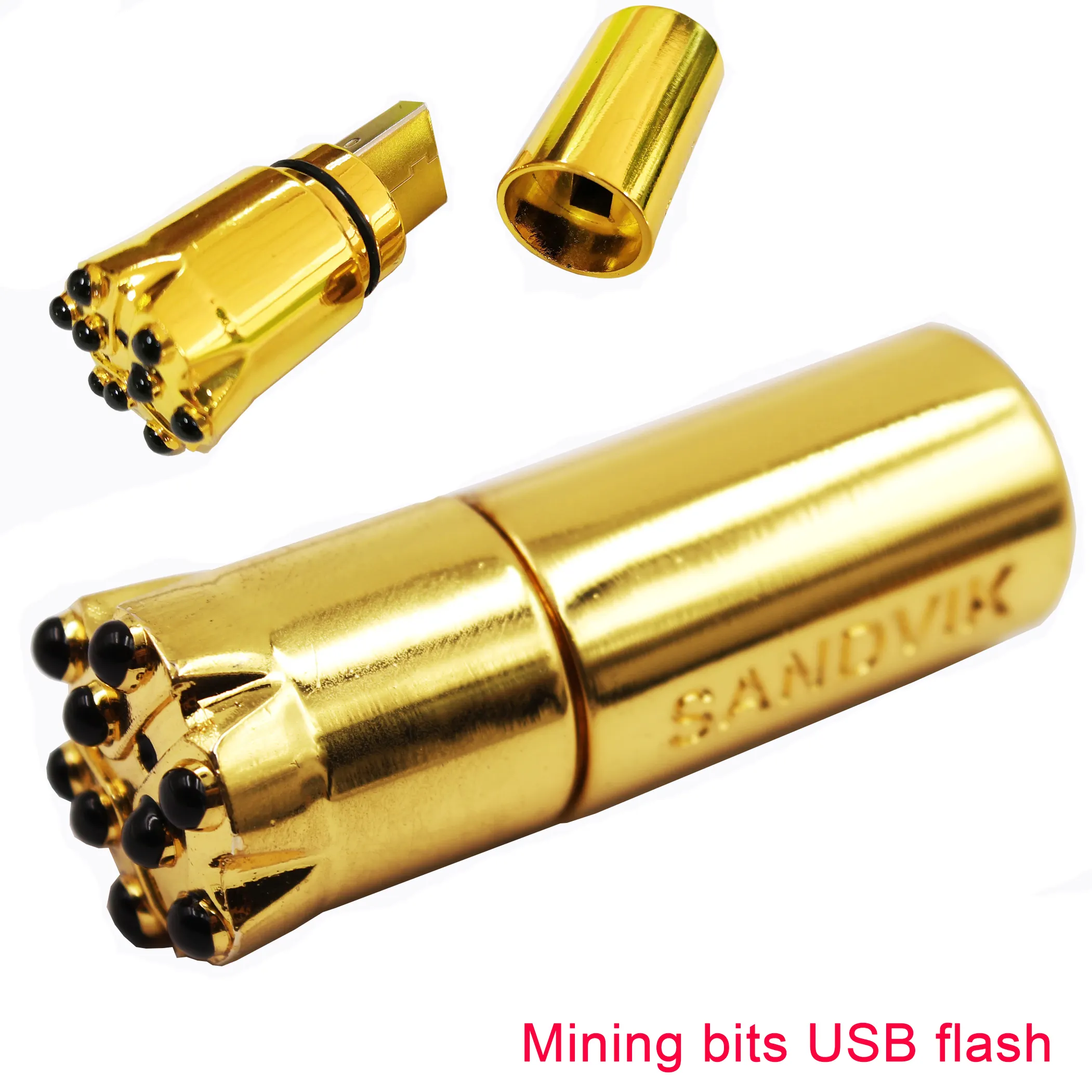 3d Mining Bits USB แฟลชไดรฟ์ค้อนเจาะ Tricone สำหรับของขวัญอุตสาหกรรมปิโตรเลียม