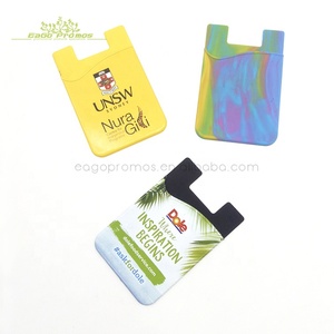 Shanghai Eago <span class=keywords><strong>promo</strong></span> dompet kartu telepon seluler silikon perekat OEM kustom 2025 - Product Image 3