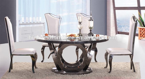 DH-1443 <strong>Buy</strong> Furniture From China <strong>Online</strong> <strong>Dining</strong> Room Set 8 Seater Marble <strong>Dining</strong> <strong>Table</strong> Stainless Steel <strong>Table</strong>