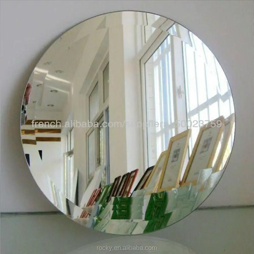 Berbatu perak cutting berwarna cermin kaca untuk dekorasi