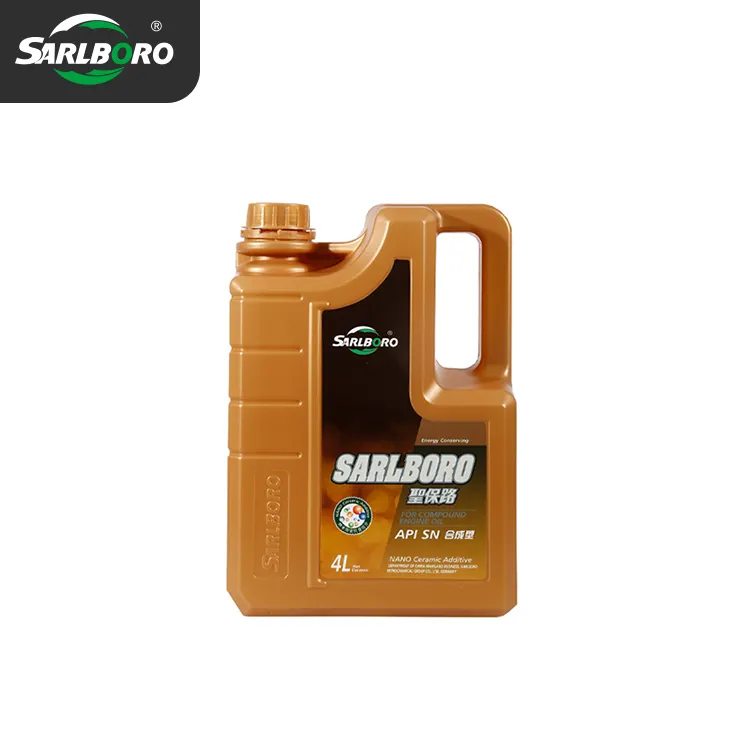 Sarlboro óleo lubrificante de motor sintético, marca 5 w20, sn, óleo lubrificante