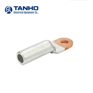 DTL Copper And Aluminum Electrical Connectors Bimetallic Copper Cable Lug Size