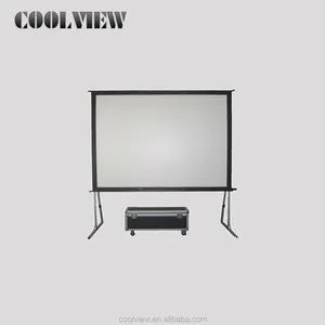 portable fast installation frame projection screen300 inch silver projector screen rear projection stage screen