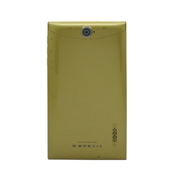 Barato de 7 pulgadas android tablet pc gsm wcdma mtk6572 android wifi bluetooth 3g tablet pc con cubierta de metal