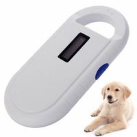Lector de RFID PT160 Handheld Animal Microchip Scanner con frecuencia de 134,2 kHz para escaneo en el FDX-B